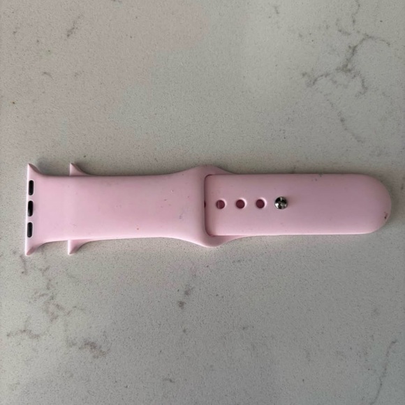 Apple Accessories - Apple Pink Silicone Watch Band